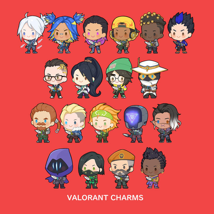 ValoKnife Charms